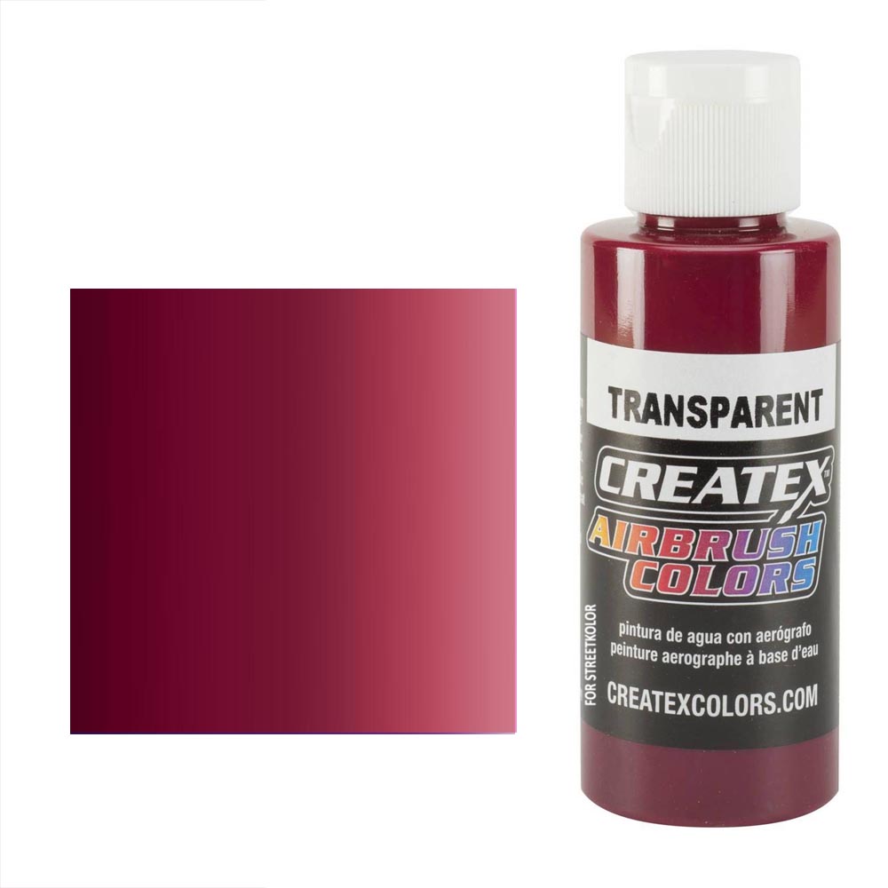 CreateX 5123 Borvörös átlátszó airbrush festék 60ml