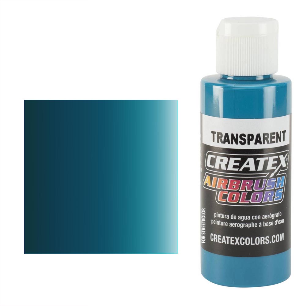 CreateX 5112 Türkiz átlátszó airbrush festék 120ml