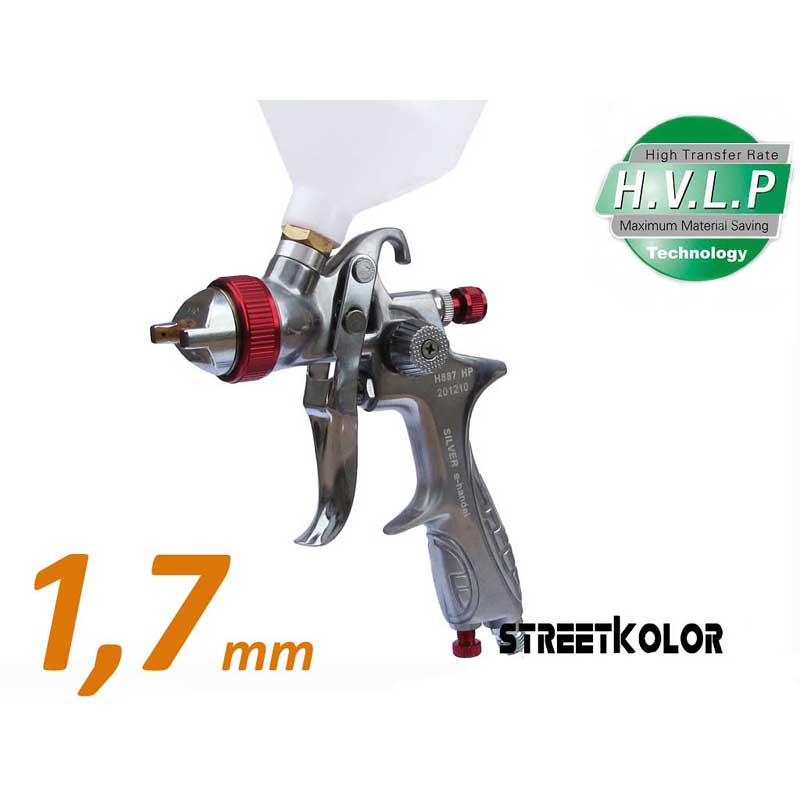 Auarita H-887P HVLP szórópisztoly 1,7 mm (170-300/min.)