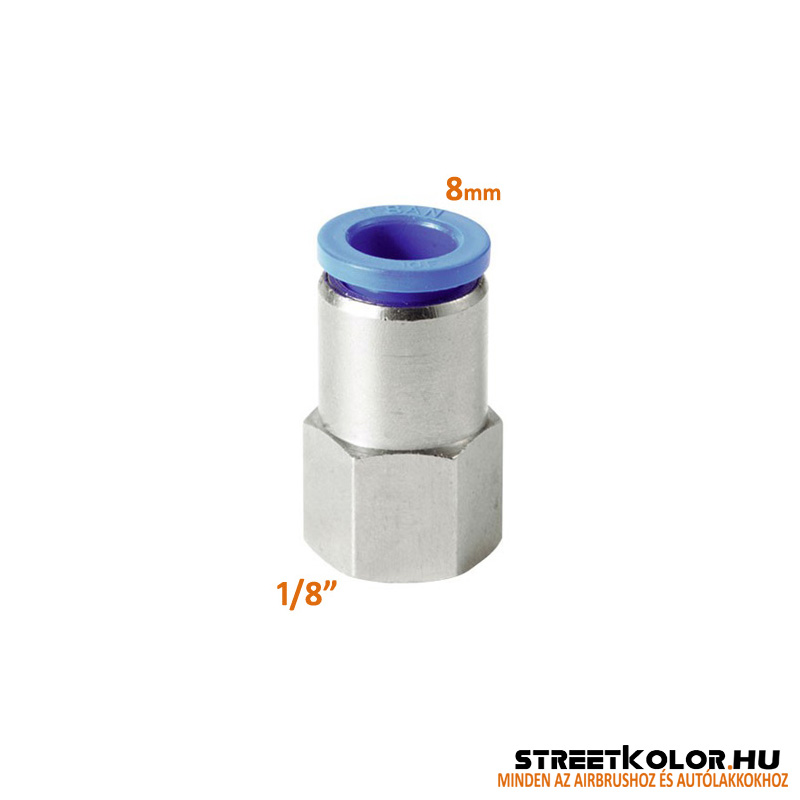 Közvetlen airbrush légkapcsoló 1/8" - 8mm