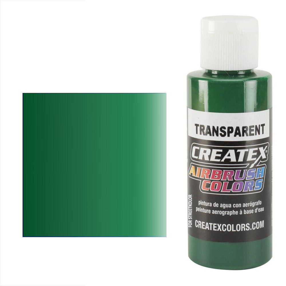 CreateX 5109 Sötétzöld átlátszó airbrush festék 60ml