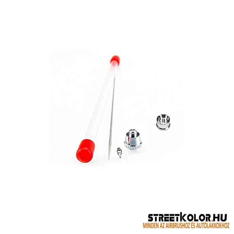 0,2 mm airbrush tű, szórófej, szórófej borítás, tű borítás 