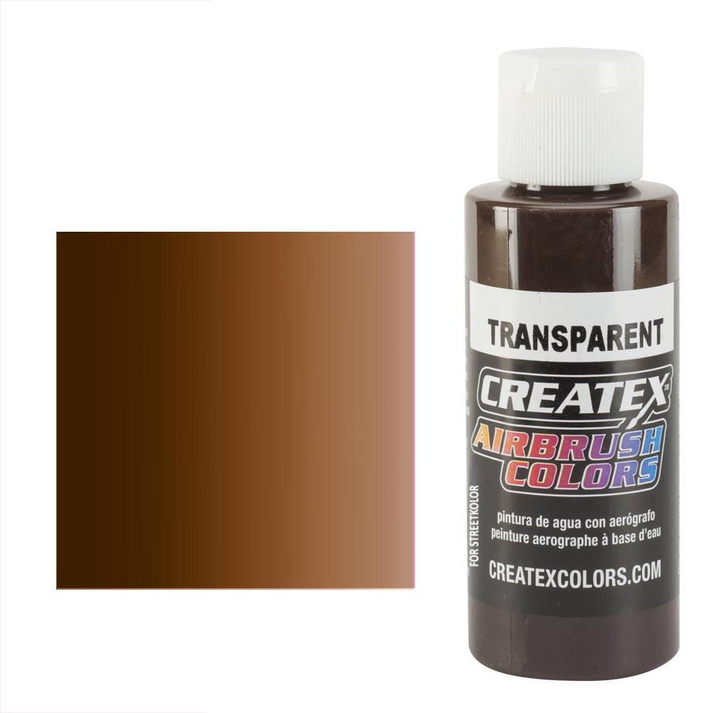CreateX 5128 Sötétbarna átlátszó airbrush festék 60ml