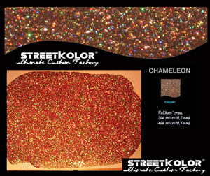 KolorPearl Kaméleon - narancssárga, 100 gramm, 200 mikron = 0,2 mm