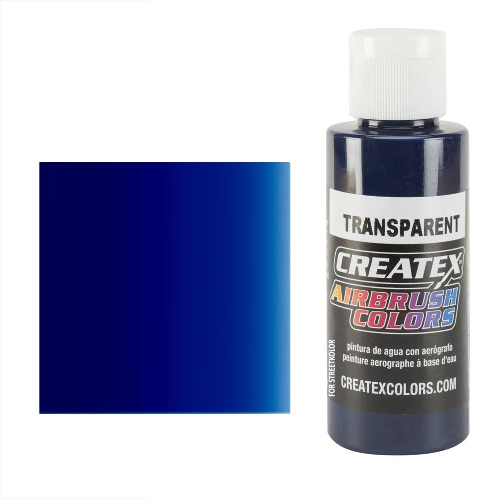 CreateX 5108 Sötétkék átlátszó airbrush festék 60ml 