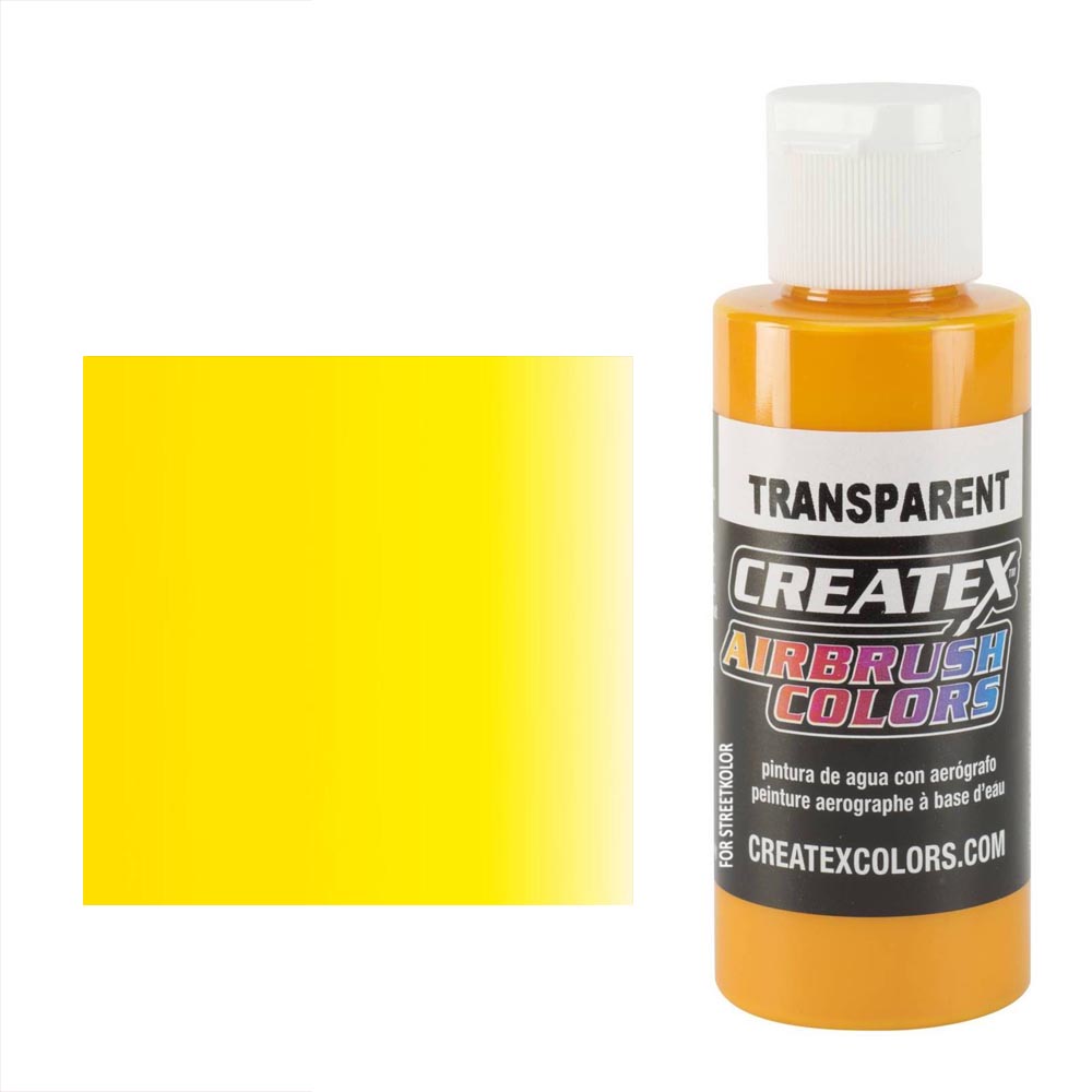 CreateX 5133 Sárga átlátszó airbrush festék 60ml