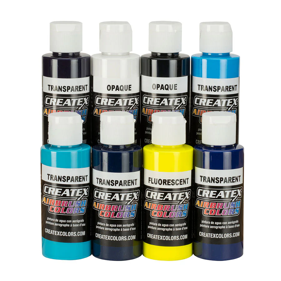 CreateX Kent Lind Cool Set airbrush hideg színek készlet, 8x60ml (5815-00)