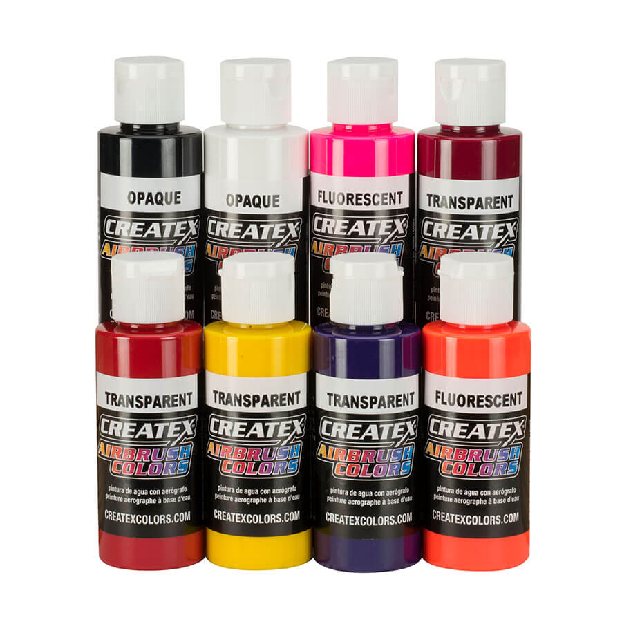 CreateX Kent Lind Warm Set airbrush meleg színek készlet, 8x60ml (5816-00)