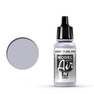 VALLEJO MODEL AIR 71.065 ACÉLMETÁL akril airbrush festék 18 ml