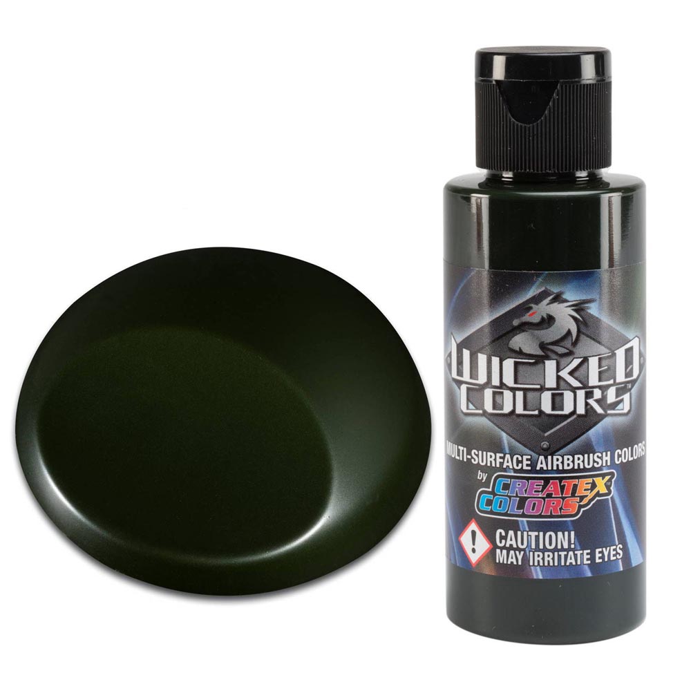 Wicked Detail Zöld airbrush festék CreateX W059 60 ml – Detail Moss Green