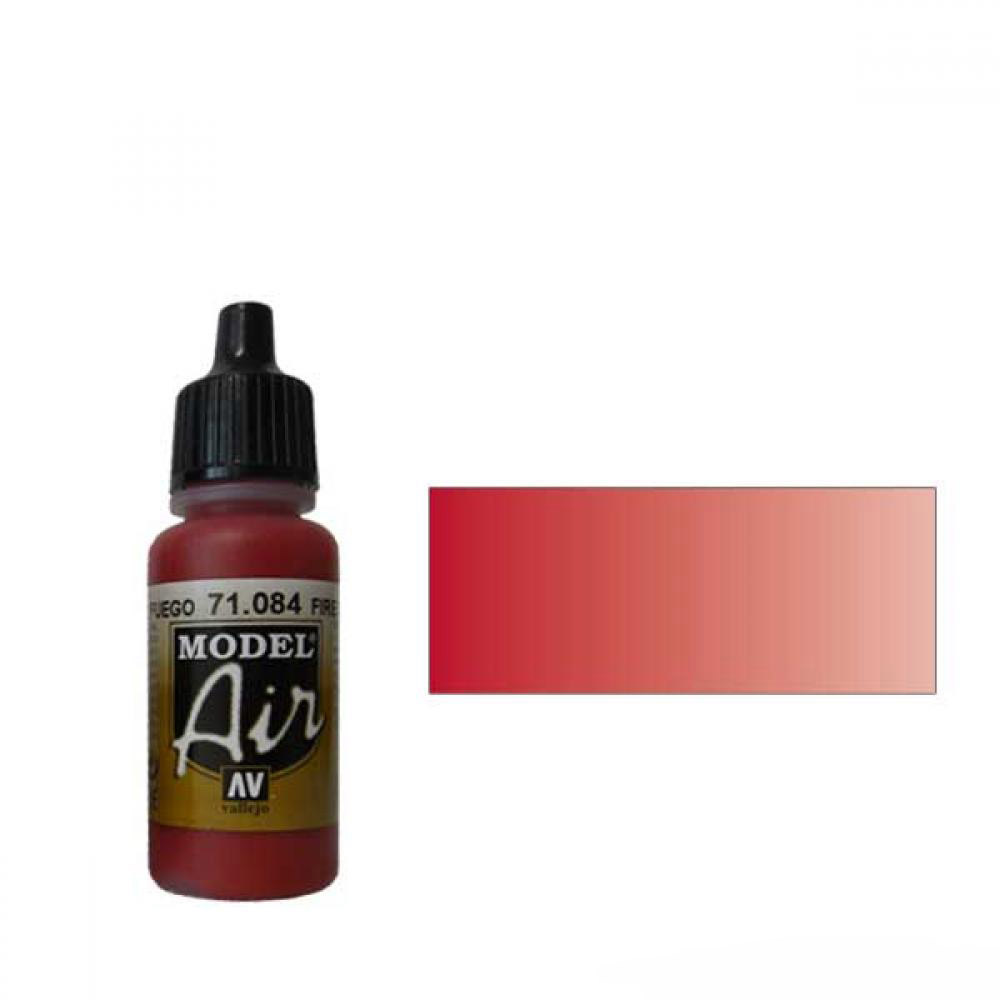 VALLEJO MODEL AIR 71.084 TŰZPIROS airbrush festék 17 ml