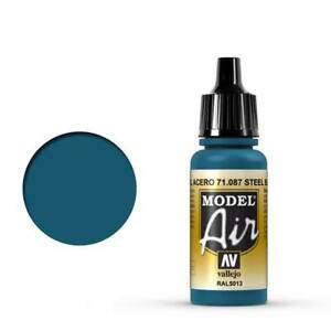 VALLEJO MODEL AIR 71.087 ACÉLKÉK airbrush festék 18 ml