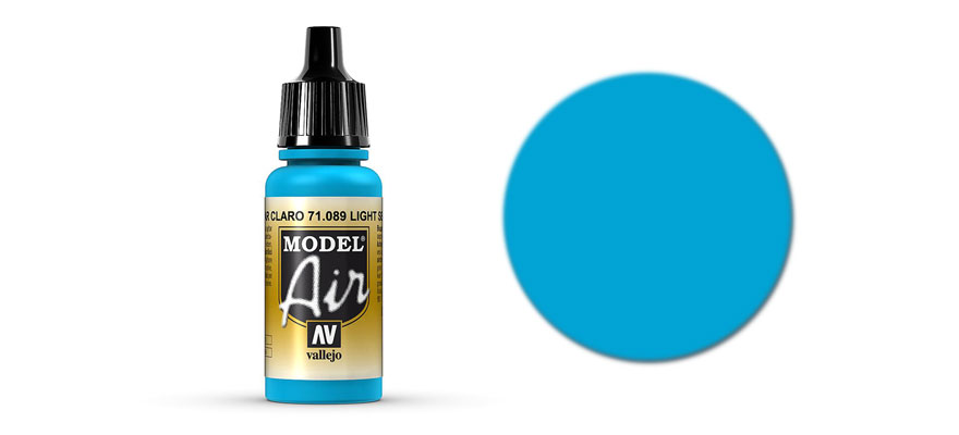 VALLEJO MODEL AIR 71.089 VILÁGOS KÉK airbrush festék 18 ml