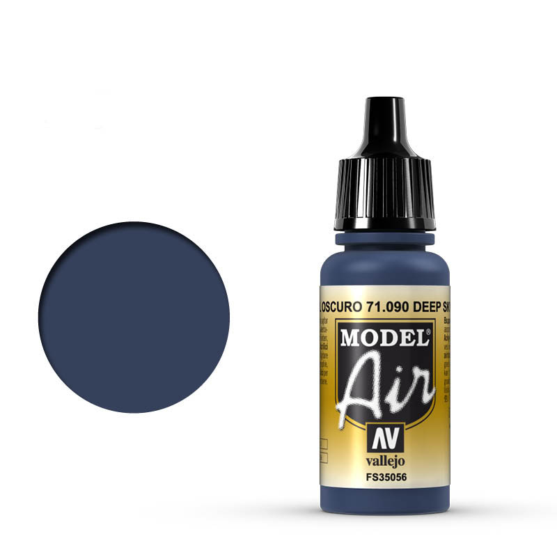 VALLEJO MODEL AIR 71.090 SÖTÉT KÉK Airbrush festék 18 ml