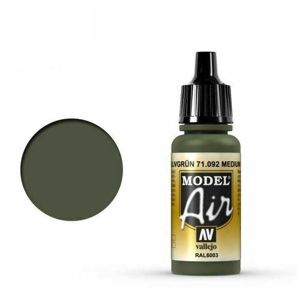 VALLEJO MODEL AIR 71.092 KÖZEPES OLÍVAZÖLD airbrush festék 18 ml