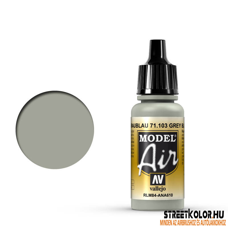 VALLEJO MODEL AIR 71.103 SZÜRKÉSKÉK airbrush festék 17 ml