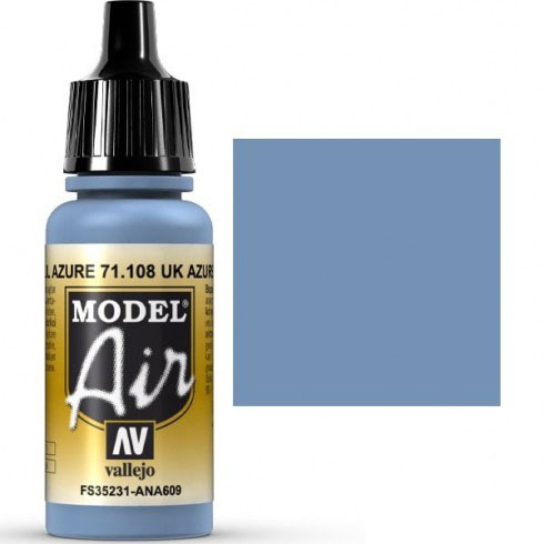 VALLEJO MODEL AIR 71.108 AZÚRKÉK airbrush festék 18 ml