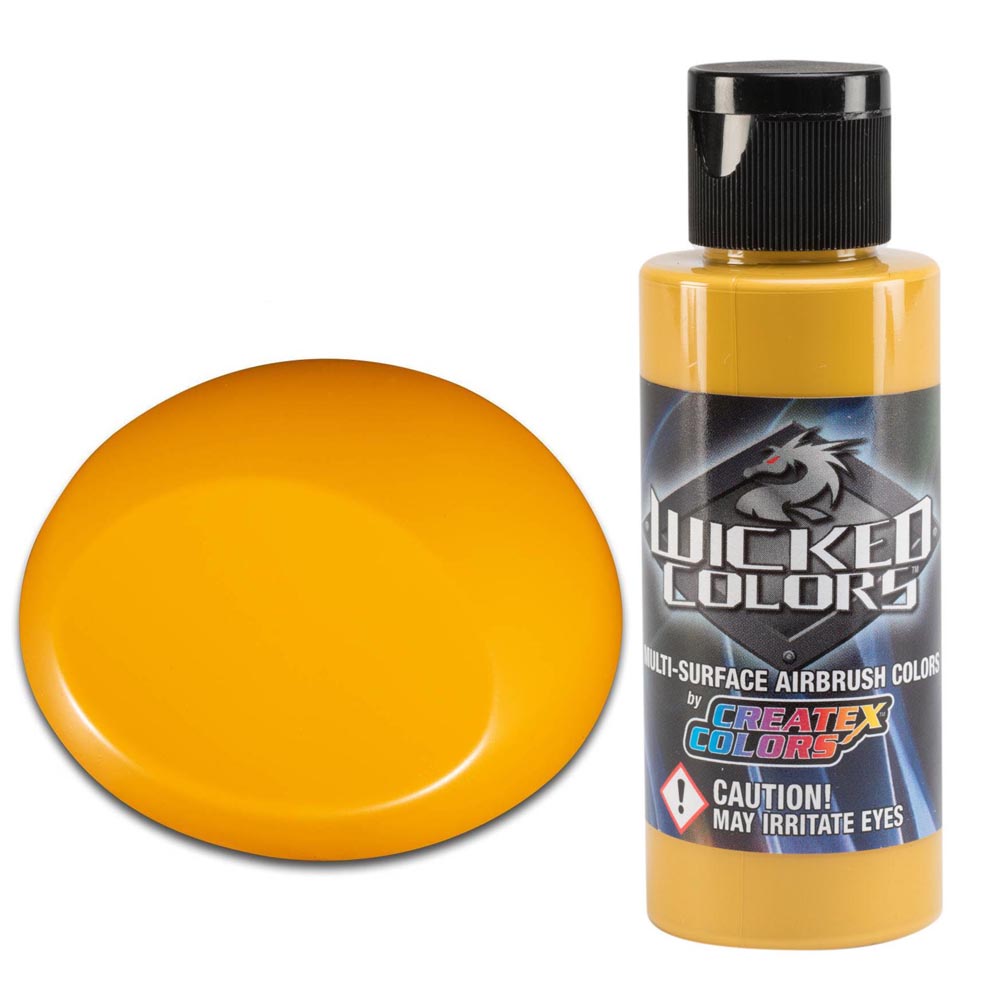 Wicked Detail Sárga airbrush festék CreateX W067 60 ml – Detail Raw Sienna