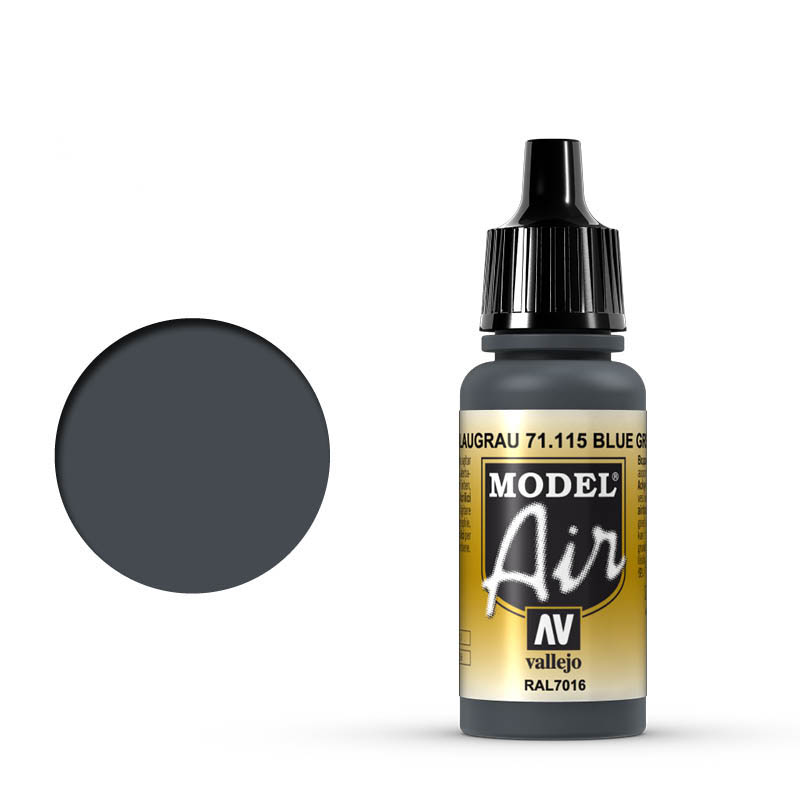 VALLEJO MODEL AIR 71.115 SÖTÉT KÉKESSZÜRKE airbrush festék 17 ml