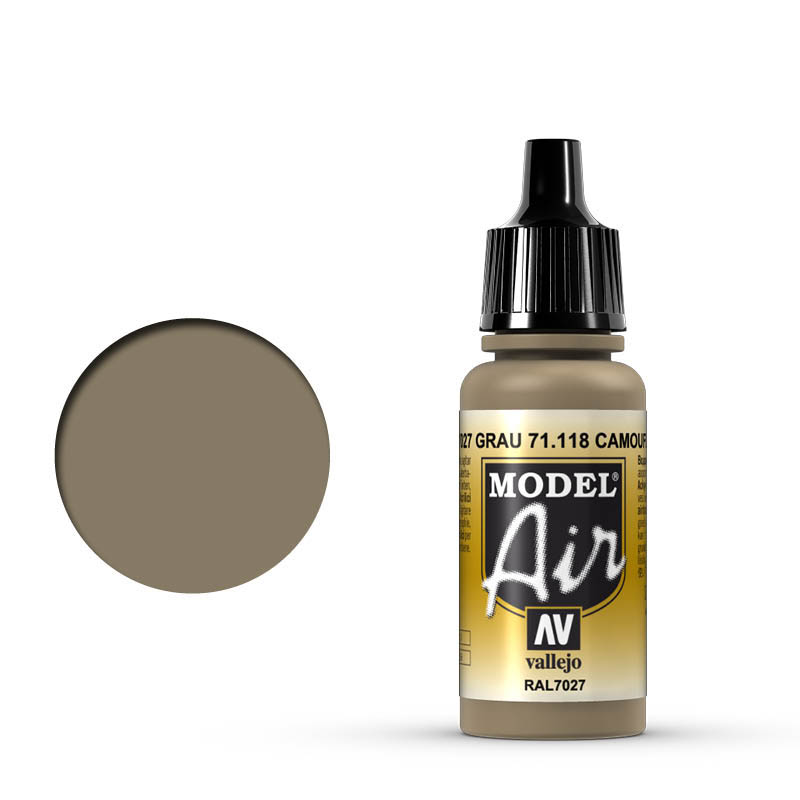 VALLEJO MODEL AIR 71.118 TEREPSZÍNŰ SZÜRKE airbrush festék 17 ml