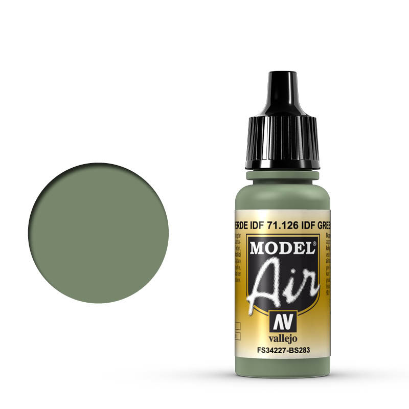 VALLEJO MODEL AIR 71.126 IDF/IAF VILÁGOS ZÖLD airbrush festék 17 ml