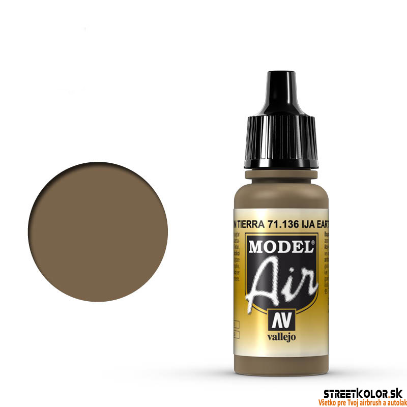 VALLEJO MODEL AIR 71.136 IJA FÖLDBARNA akril airbrush festék 17 ml