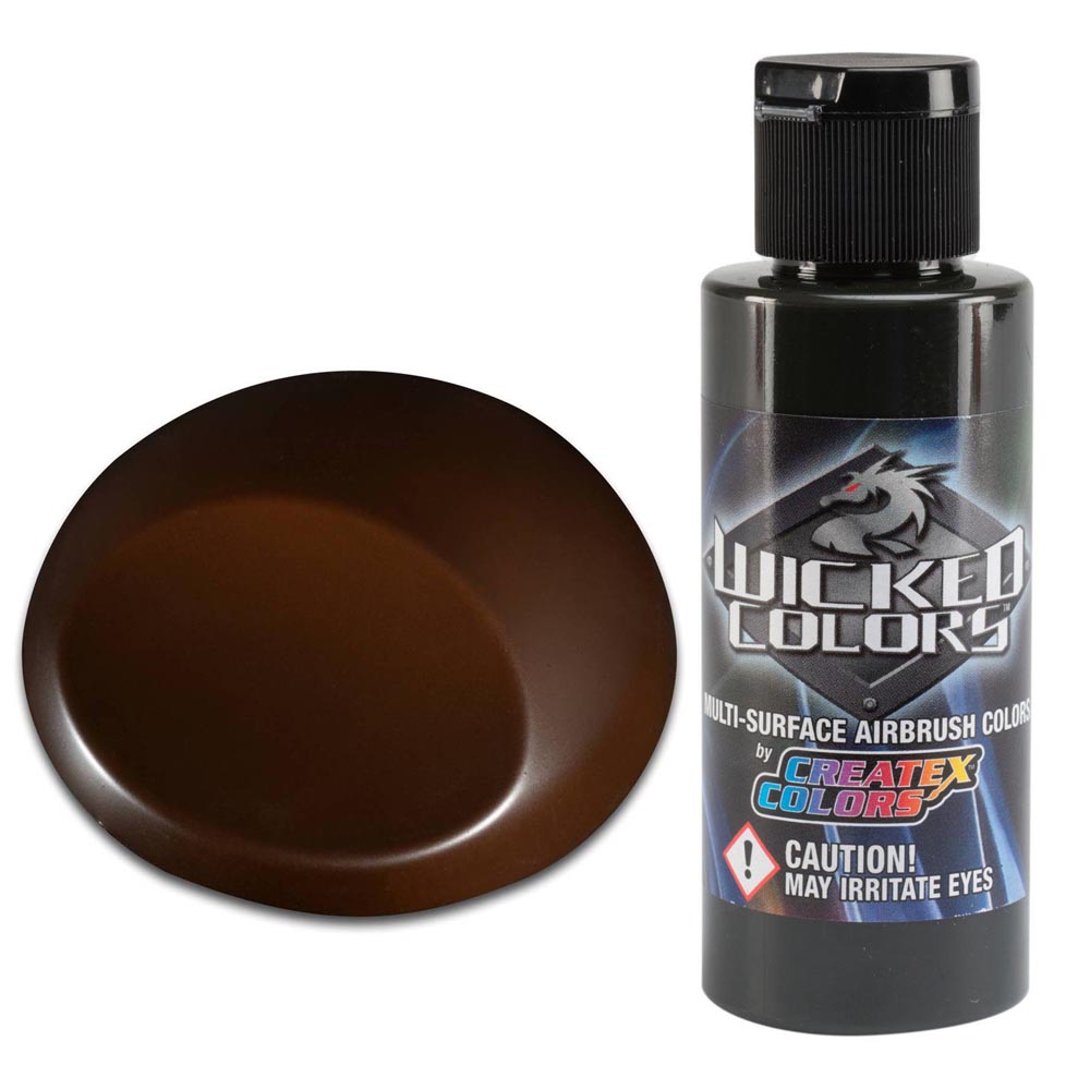 Wicked Detail Barna airbrush festék CreateX W070 60 ml – Detail Sepia