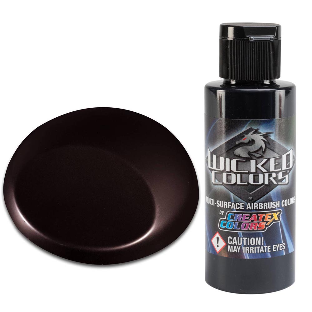Wicked Detail Fekete airbrush festék CreateX W072 60 ml – Detail Smoke Black