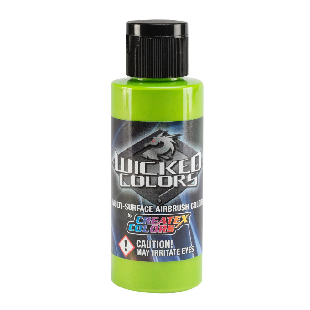 Wicked Pearl Zöld gyöngyház airbrush festék CreateX W305 60 ml – Pearl Lime Green