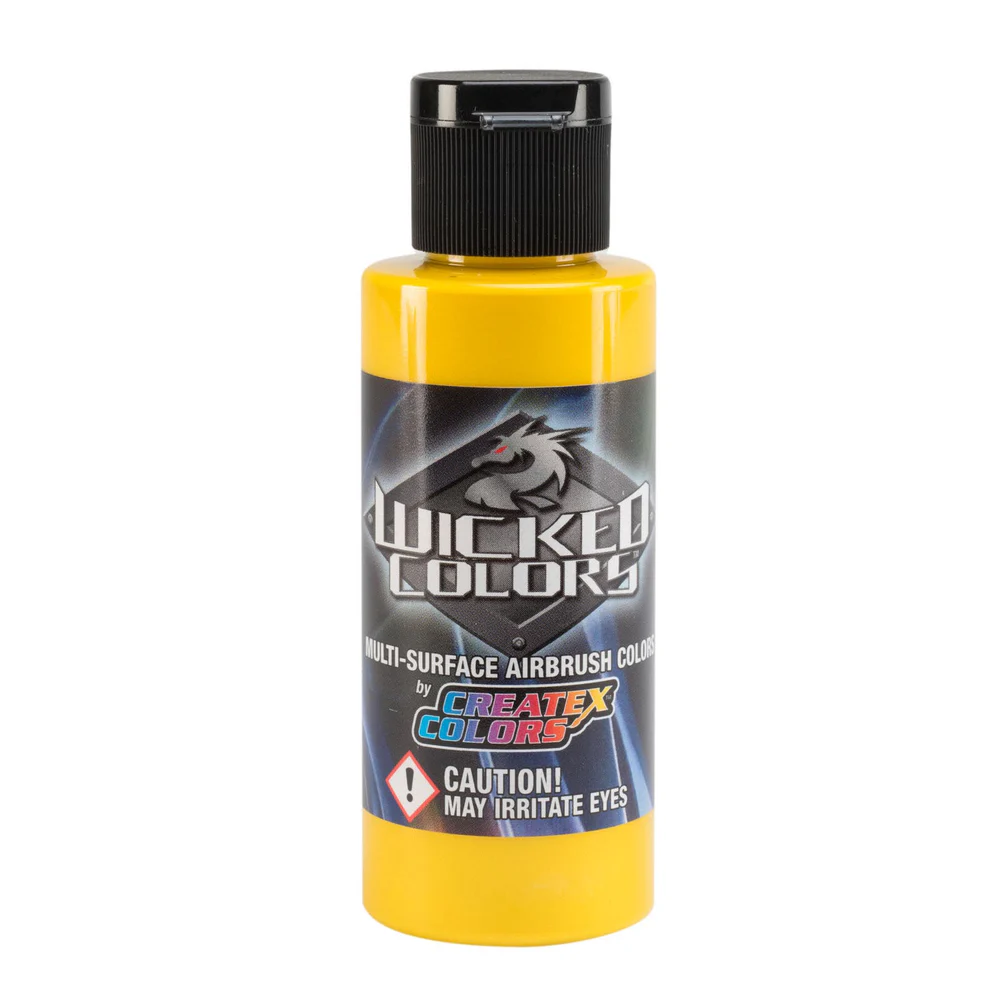 Wicked Pearl Sárga gyöngyház airbrush festék CreateX W302 60 ml – Pearl Yellow