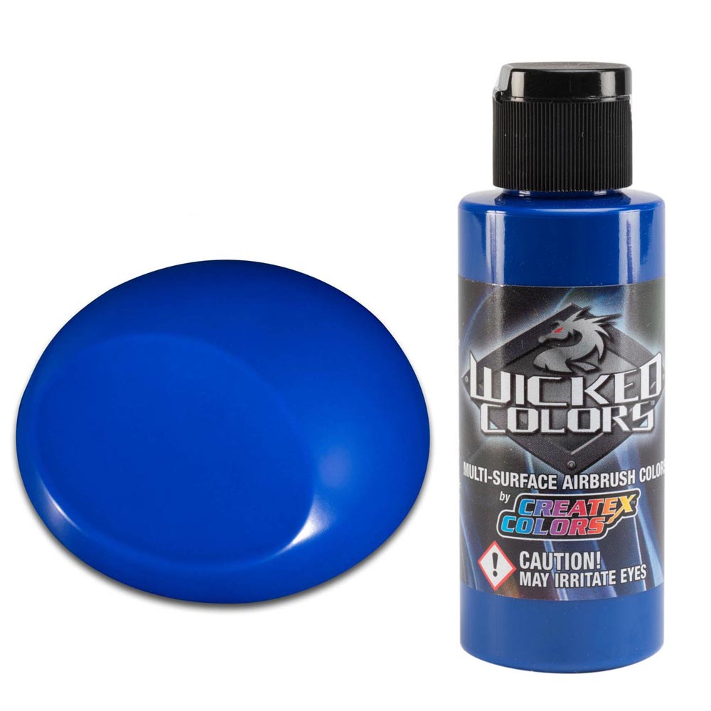 Wicked W007 Kék áttetsző airbrush festék 60ml