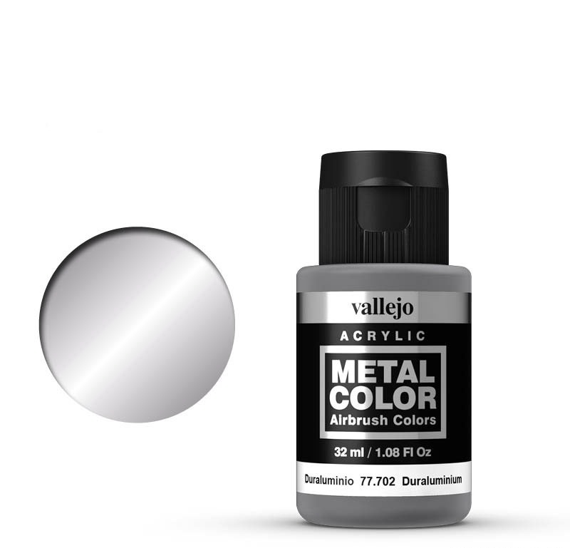 Vallejo 77.702 Sötét alumínium metálfényű AirBrush festék 32 ml
