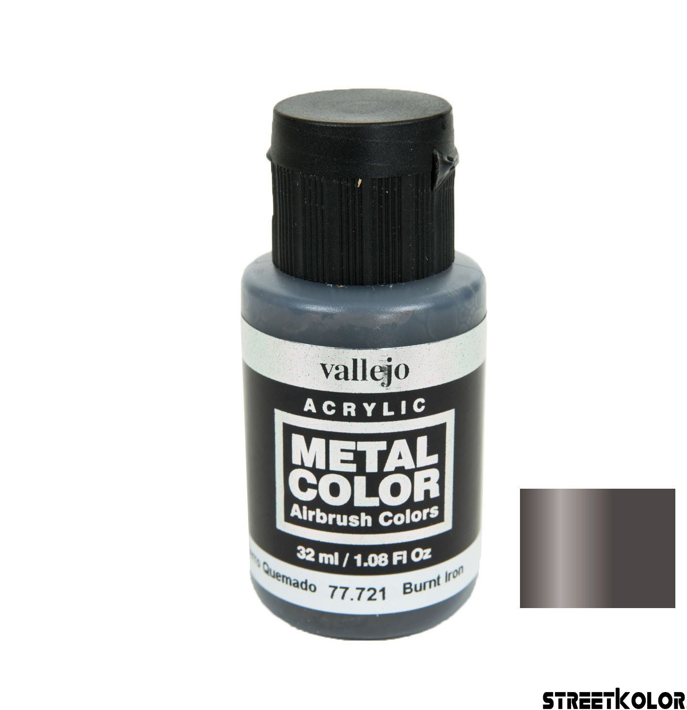 Vallejo 77.721 Vas metálfényű AirBrush festék 32 ml