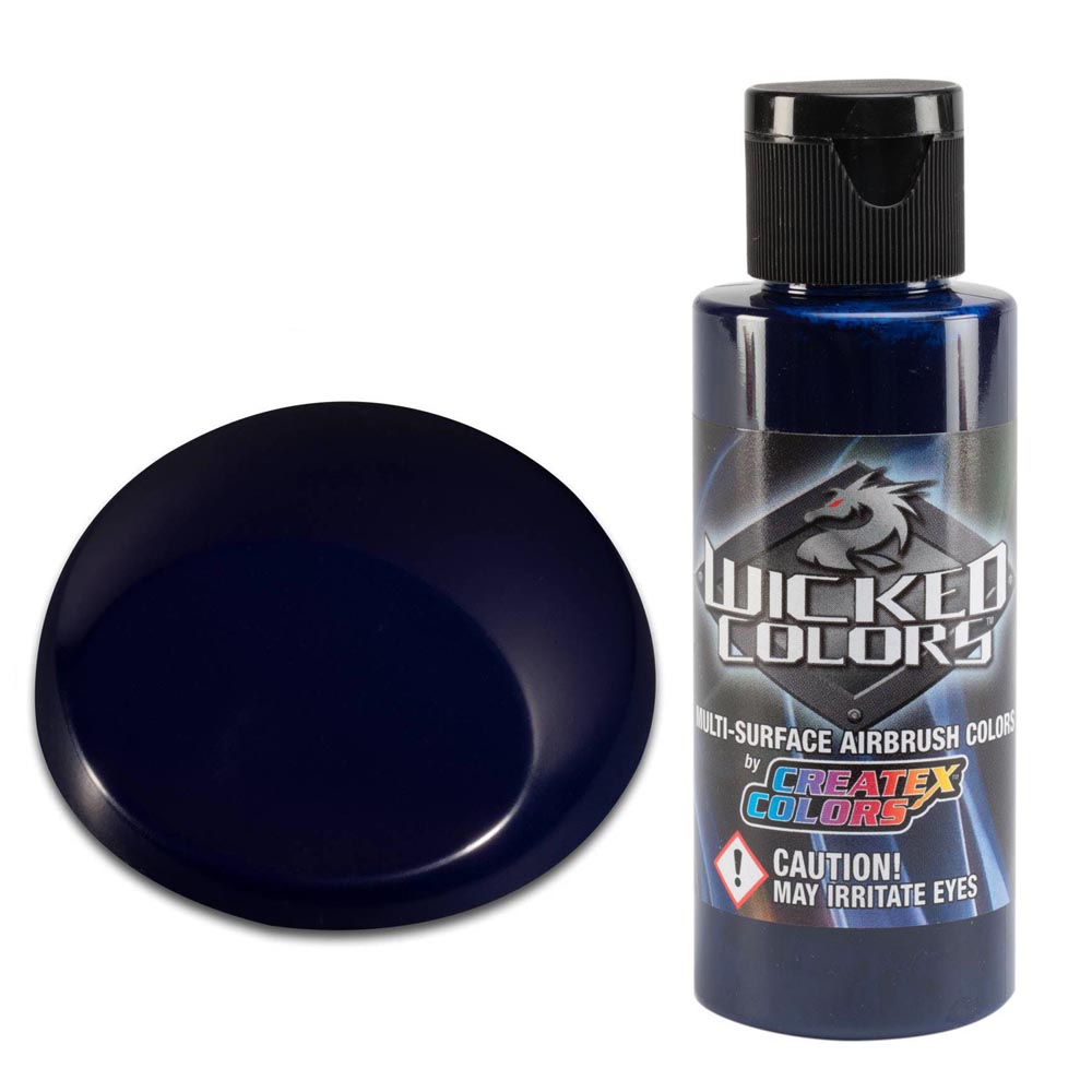 Wicked W008 Sötétkék áttetsző airbrush festék 60ml