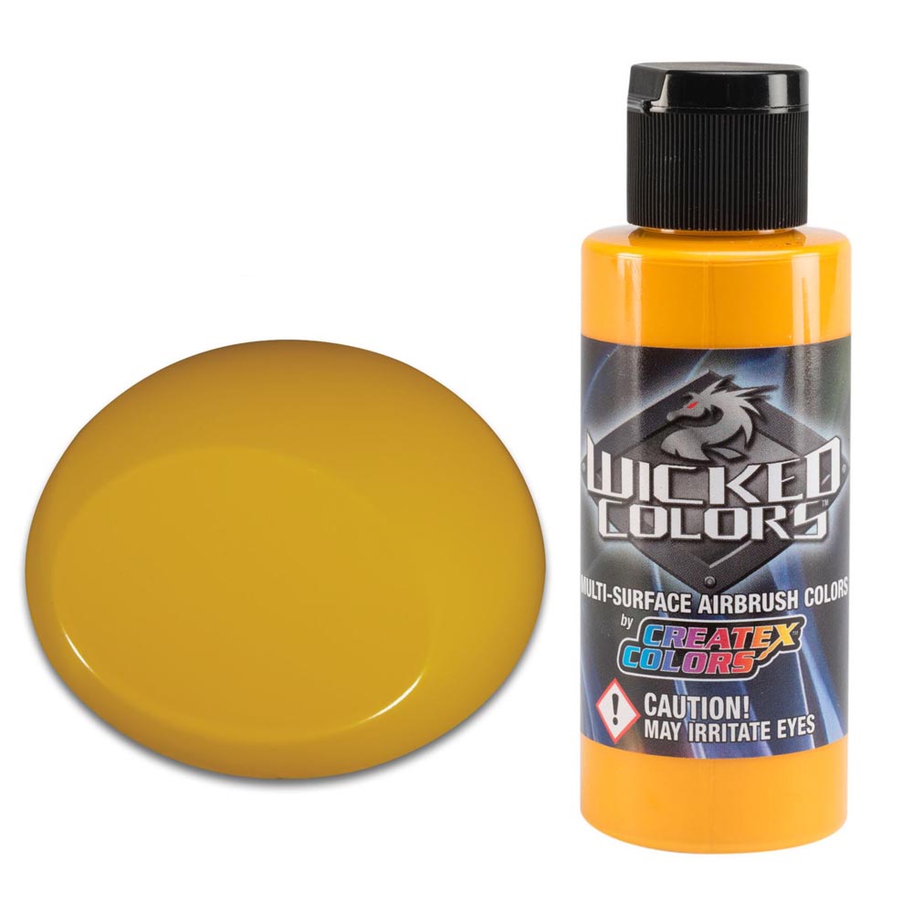 Wicked W011 Aranysárga áttetsző airbrush festék 60ml