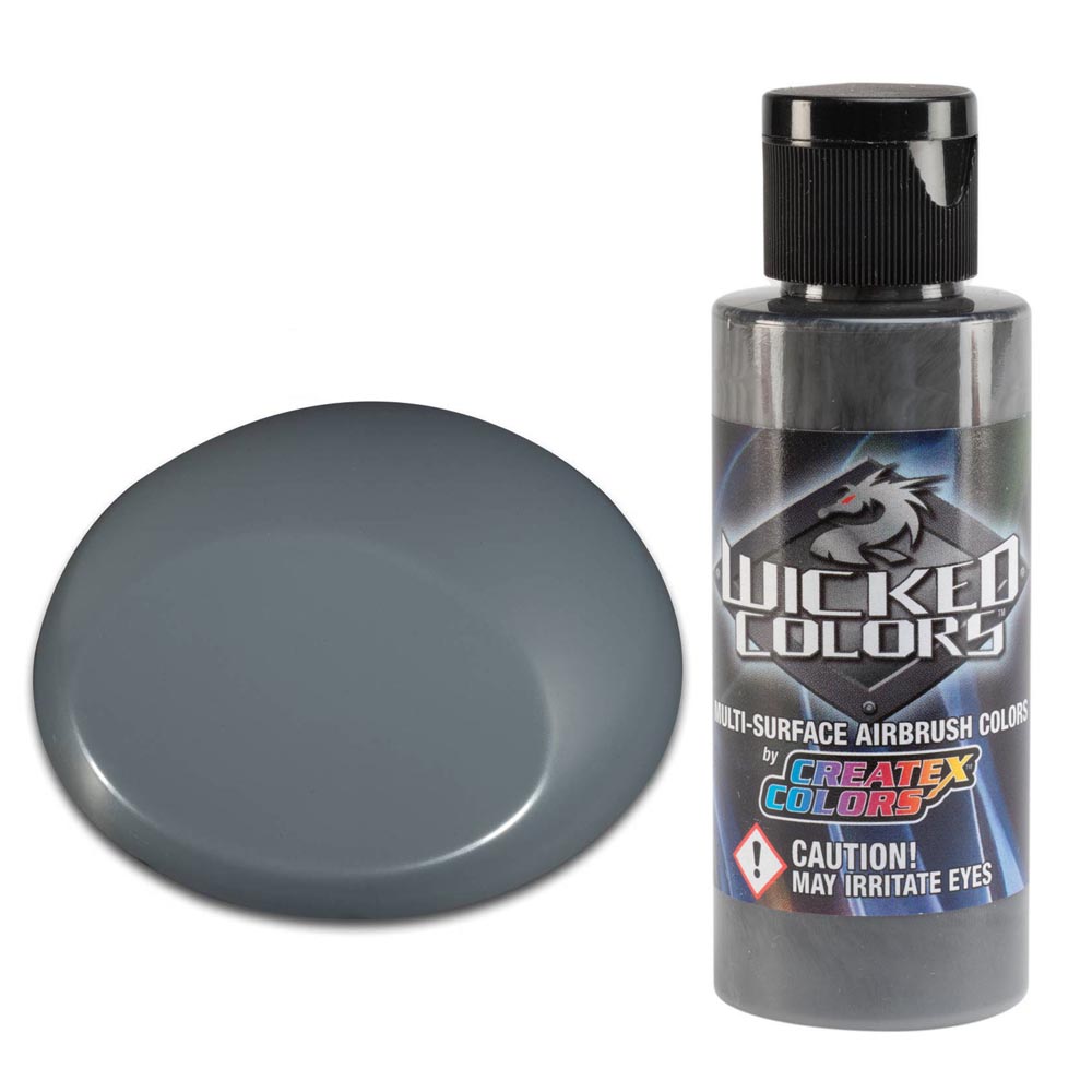Wicked W014 Szürke áttetsző airbrush festék 60ml