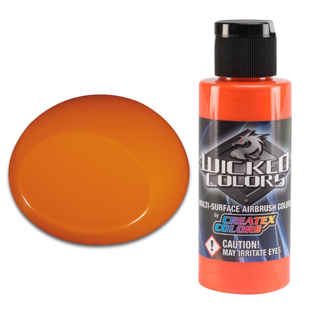 Wicked W004 Narancssárga áttetsző airbrush festék 60ml