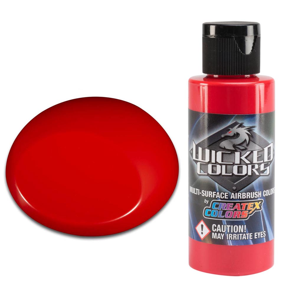 Wicked W005 Piros áttetsző airbrush festék 60ml