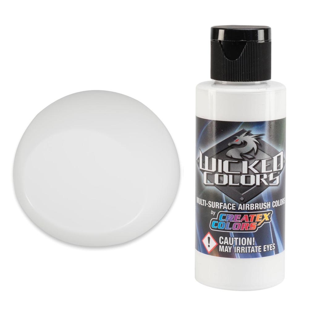 Wicked W001 Fehér áttetsző airbrush festék, 60ml