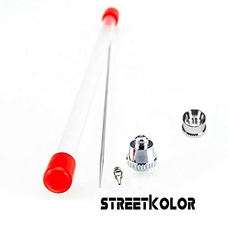 0,25 mm airbrush tű, szórófej, szórófej és tű borítás 