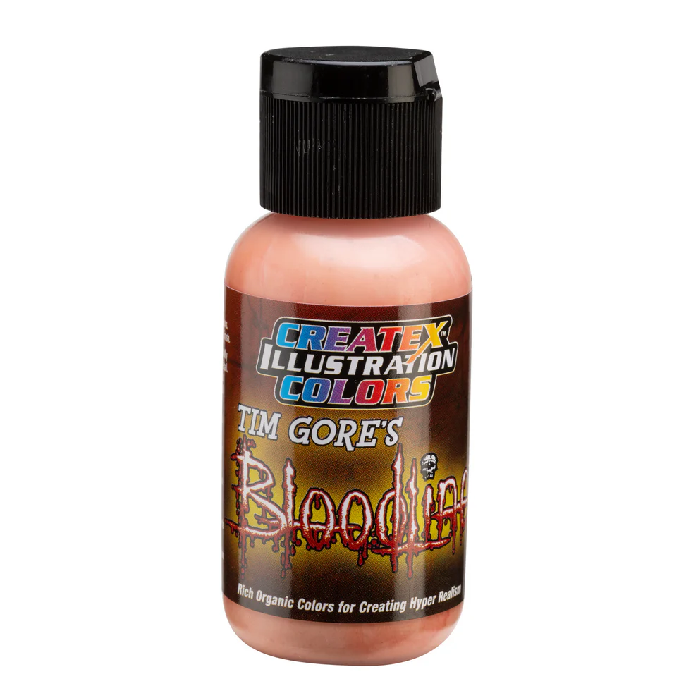 Illusztrációs Világosrózsaszín airbrush festék CreateX 30 ml – Illustration Fair Blush 5022 Lifeline