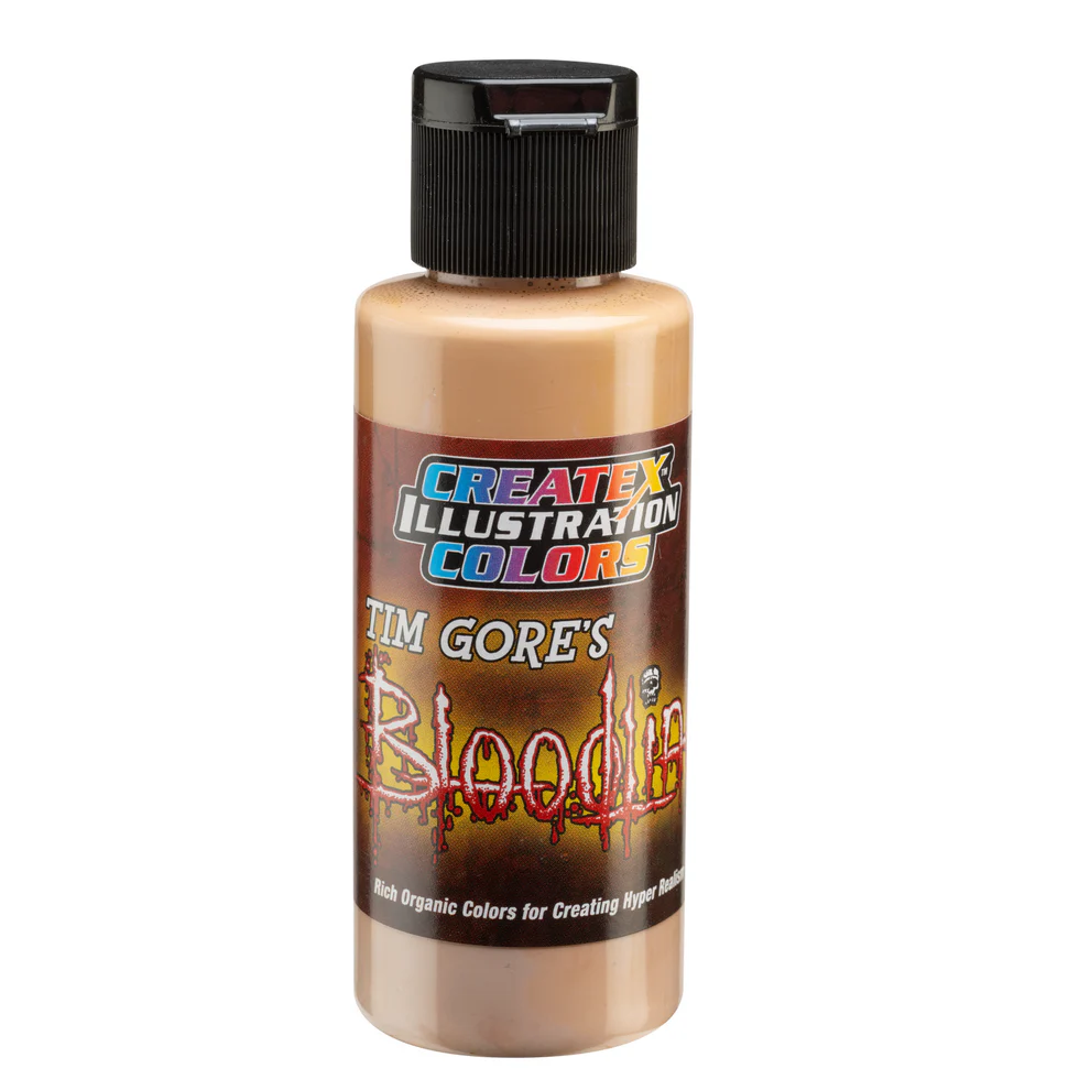 Illusztrációs Sötétbézs airbrush festék CreateX 60 ml – Illustration Deep Natural 5027 Lifeline