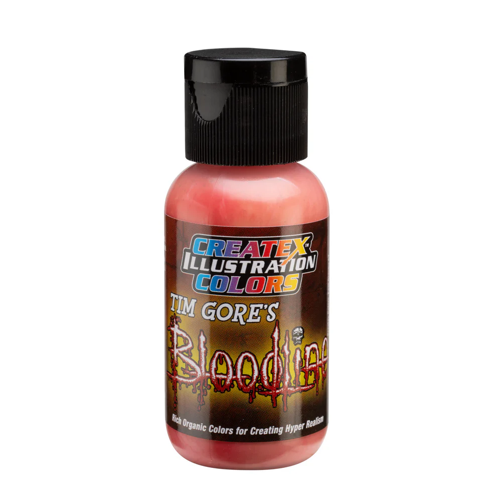 Illusztrációs Rózsaszín-piros airbrush festék CreateX 30 ml – Illustration Natural Lip 5028 Lifeline