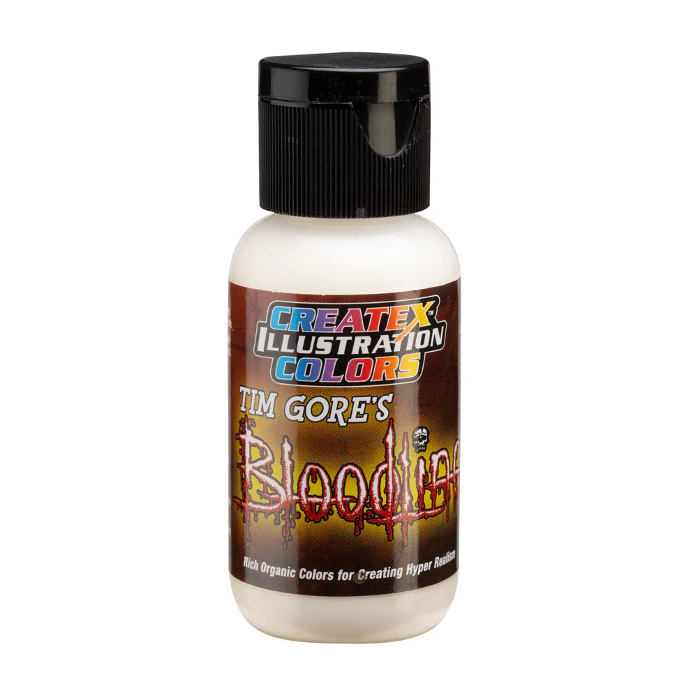 Illusztrációs Bézs-fehér airbrush festék CreateX 30 ml – Illustration Old Bone White 5035 Bloodline