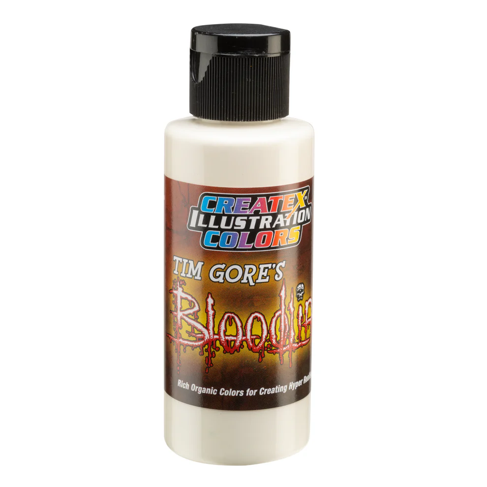 Illusztrációs Bézs-fehér airbrush festék CreateX 60 ml – Illustration Old Bone White 5035 Bloodline