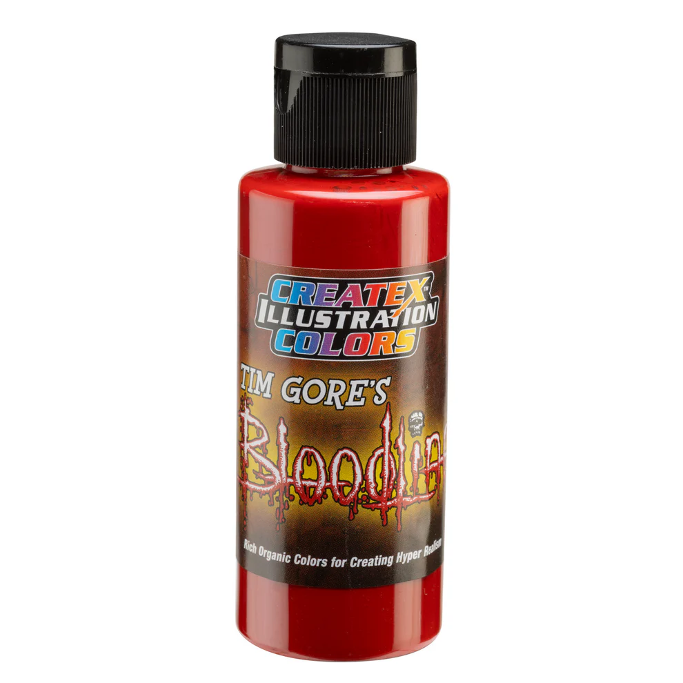 Illusztrációs Piros airbrush festék CreateX 60 ml – Illustration Bloodline Red 5039