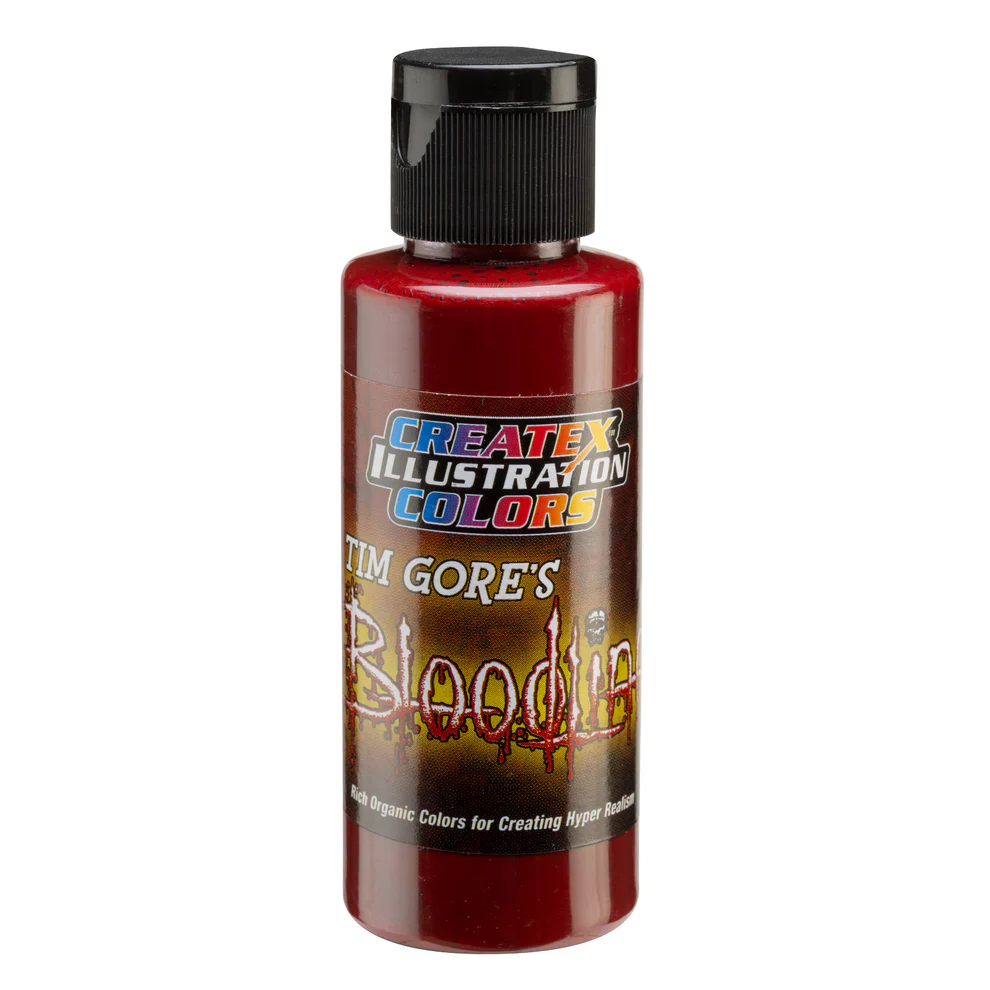 Illusztrációs Karmazsinvörös airbrush festék CreateX 5040 60 ml – Illustration Coagulated Crimson Bloodline