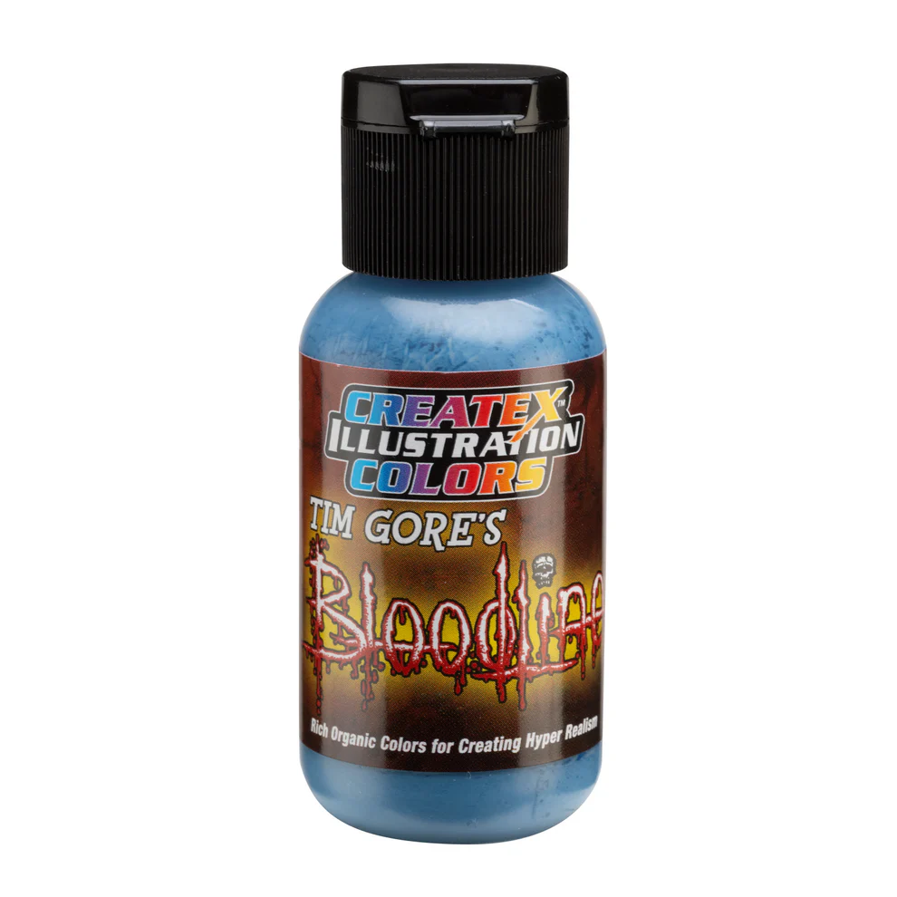 Illusztrációs Kék airbrush festék CreateX 5043 30 ml – Illustration Expired Blue Bloodline