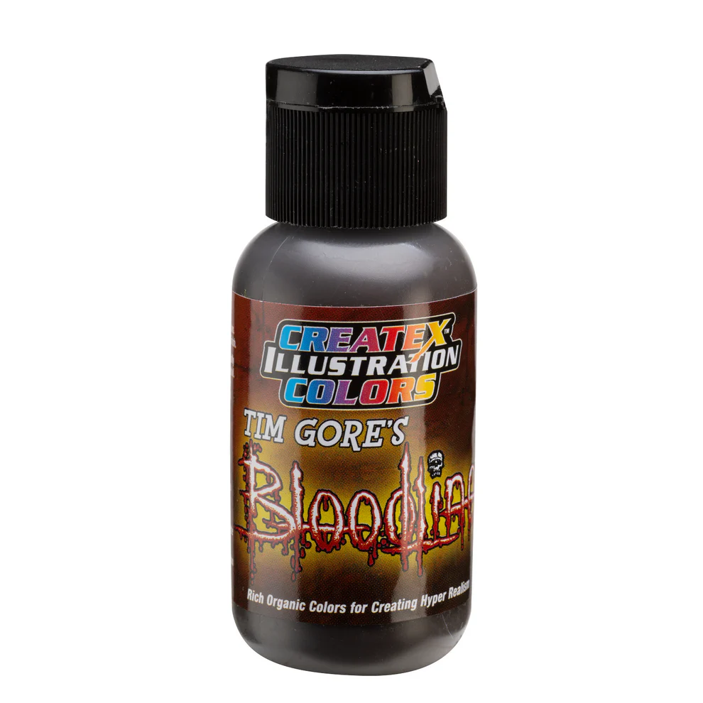 Illusztrációs Barna airbrush festék CreateX 5045 30 ml – Illustration Decay Bloodline