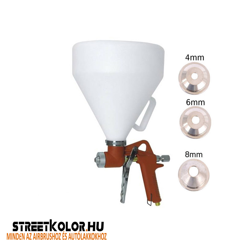 Auarita FR-301 szórópisztoly vakolatra 6l tartállyal 4, 6, 8mm szórófejjel